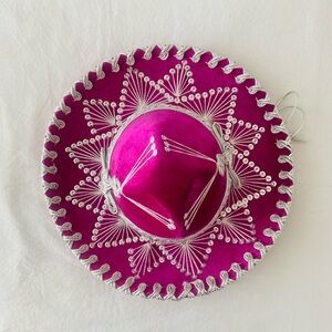 Stunning Authentic Mexican Charro Sombrero Mariachi Pink Girls Toddler Kids